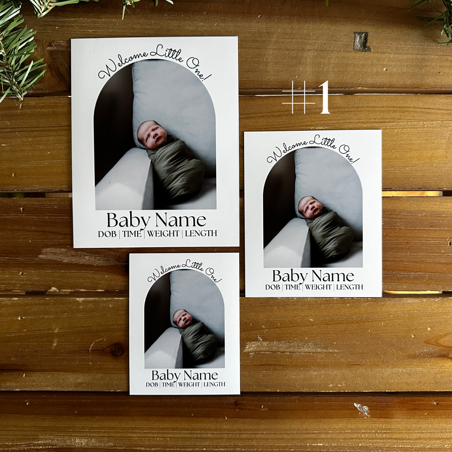 Birth Announcement Photo Magnets