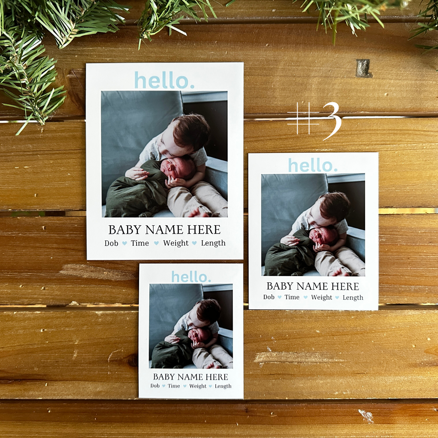 Birth Announcement Photo Magnets