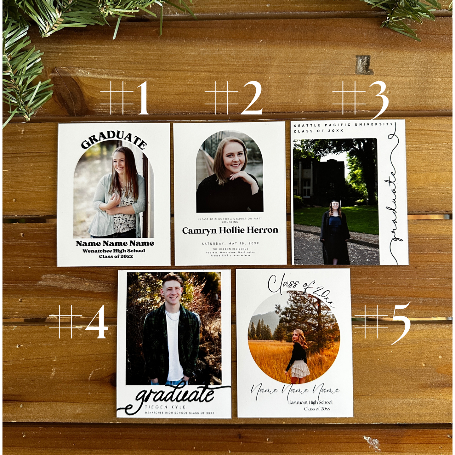 Graduation Announcement Photo Magnets
