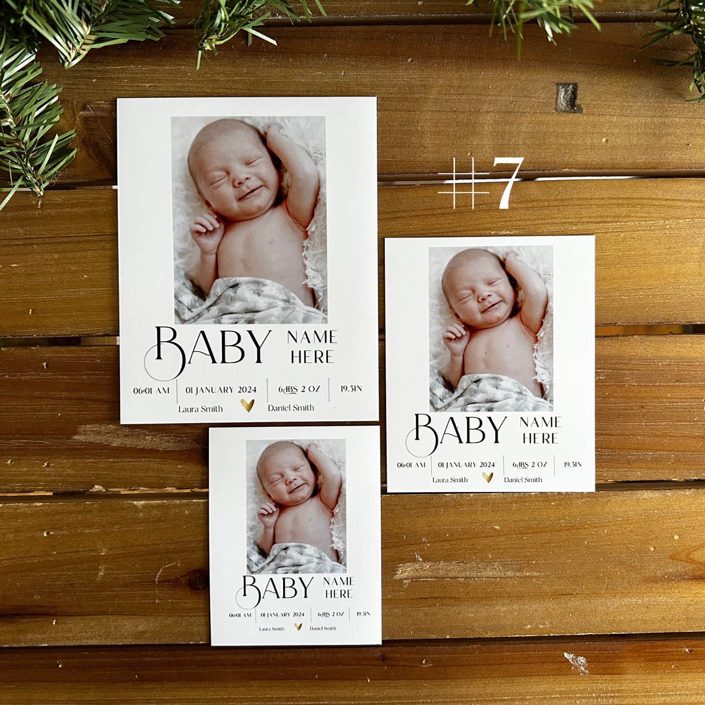 Birth Announcement Photo Magnets