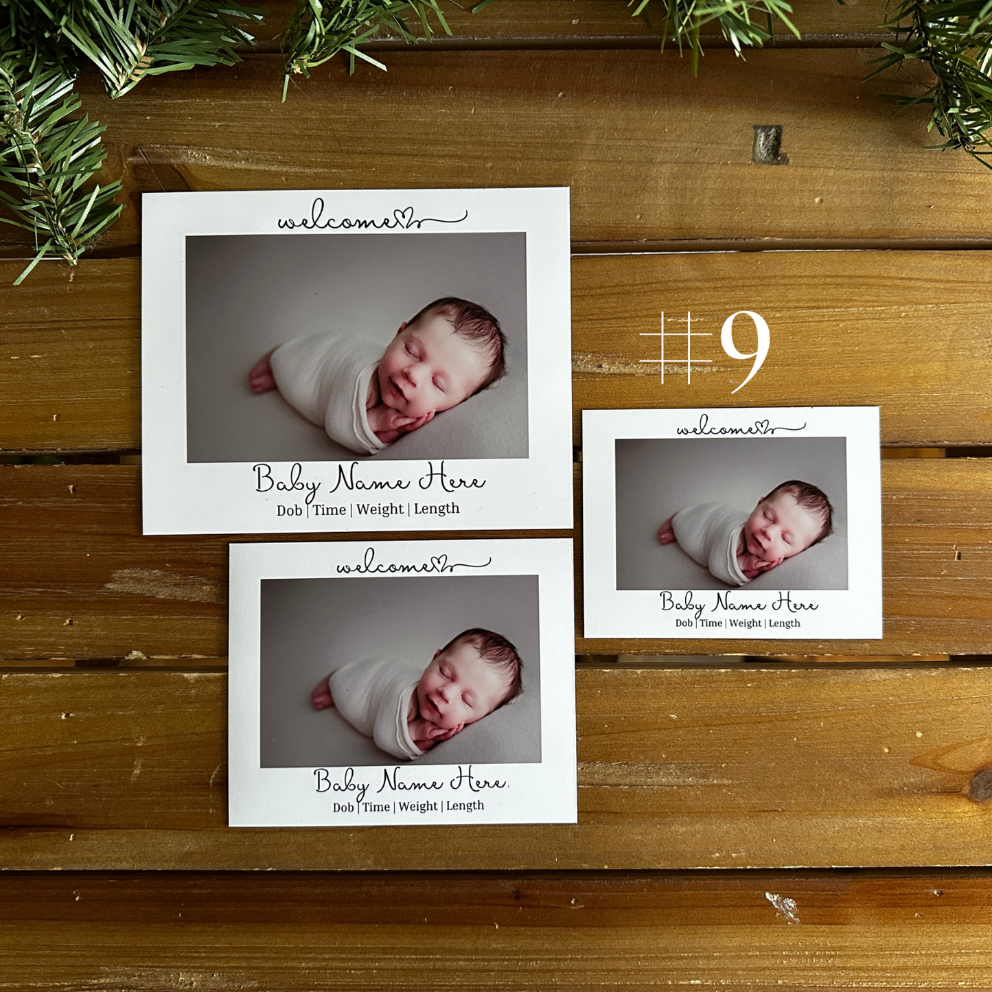 Birth Announcement Photo Magnets