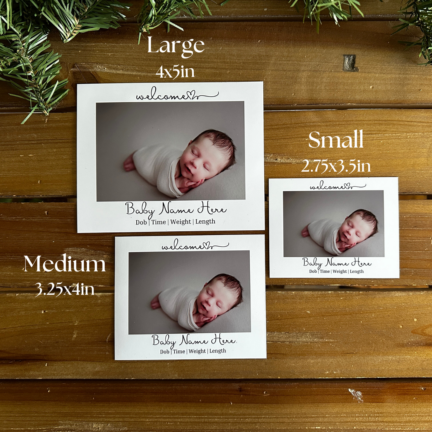 Birth Announcement Photo Magnets