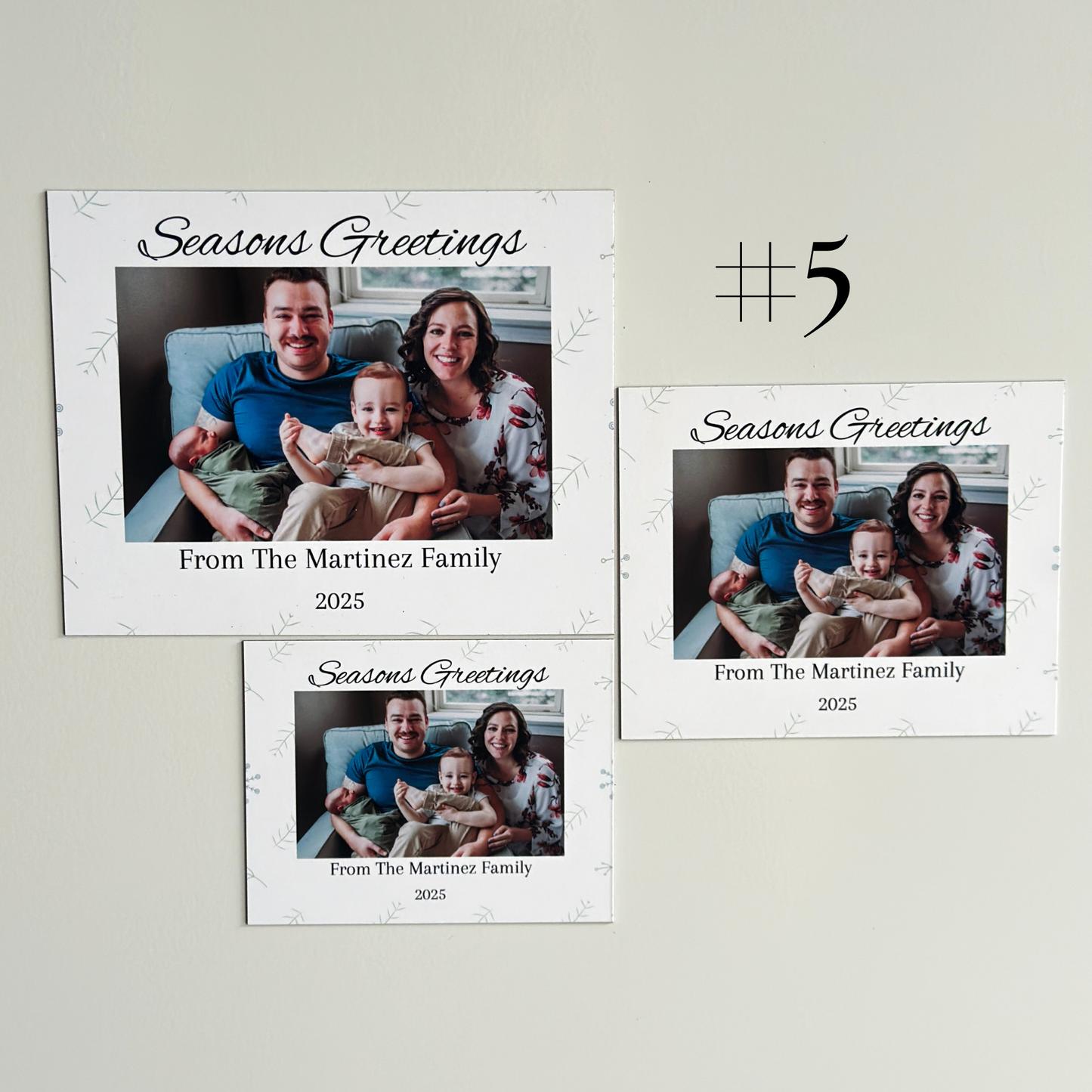 family photo card