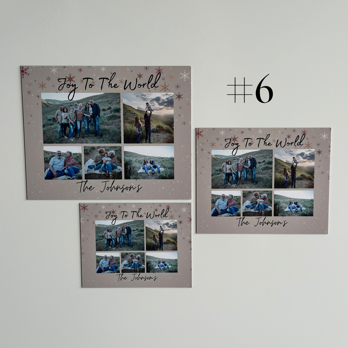 custom Christmas magnets