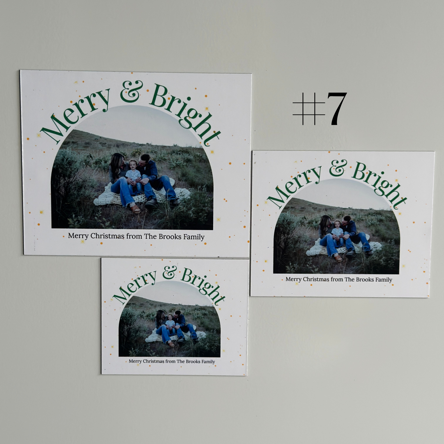 unique holiday card idea