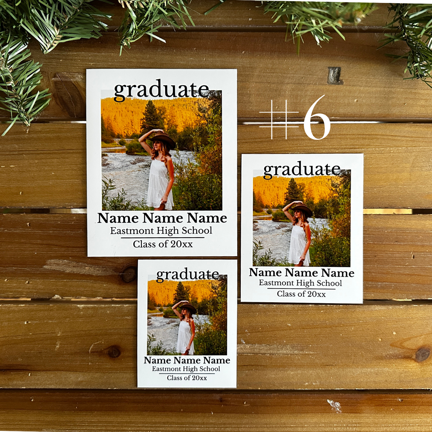 Graduation Announcement Photo Magnets
