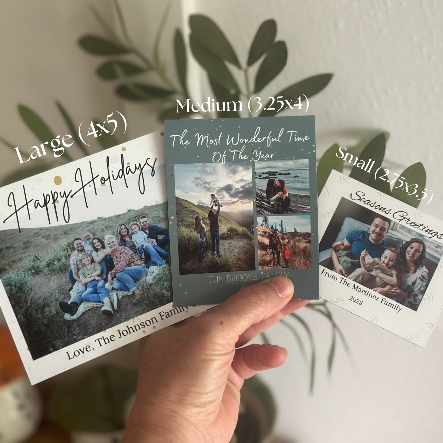 photo magnet holiday card