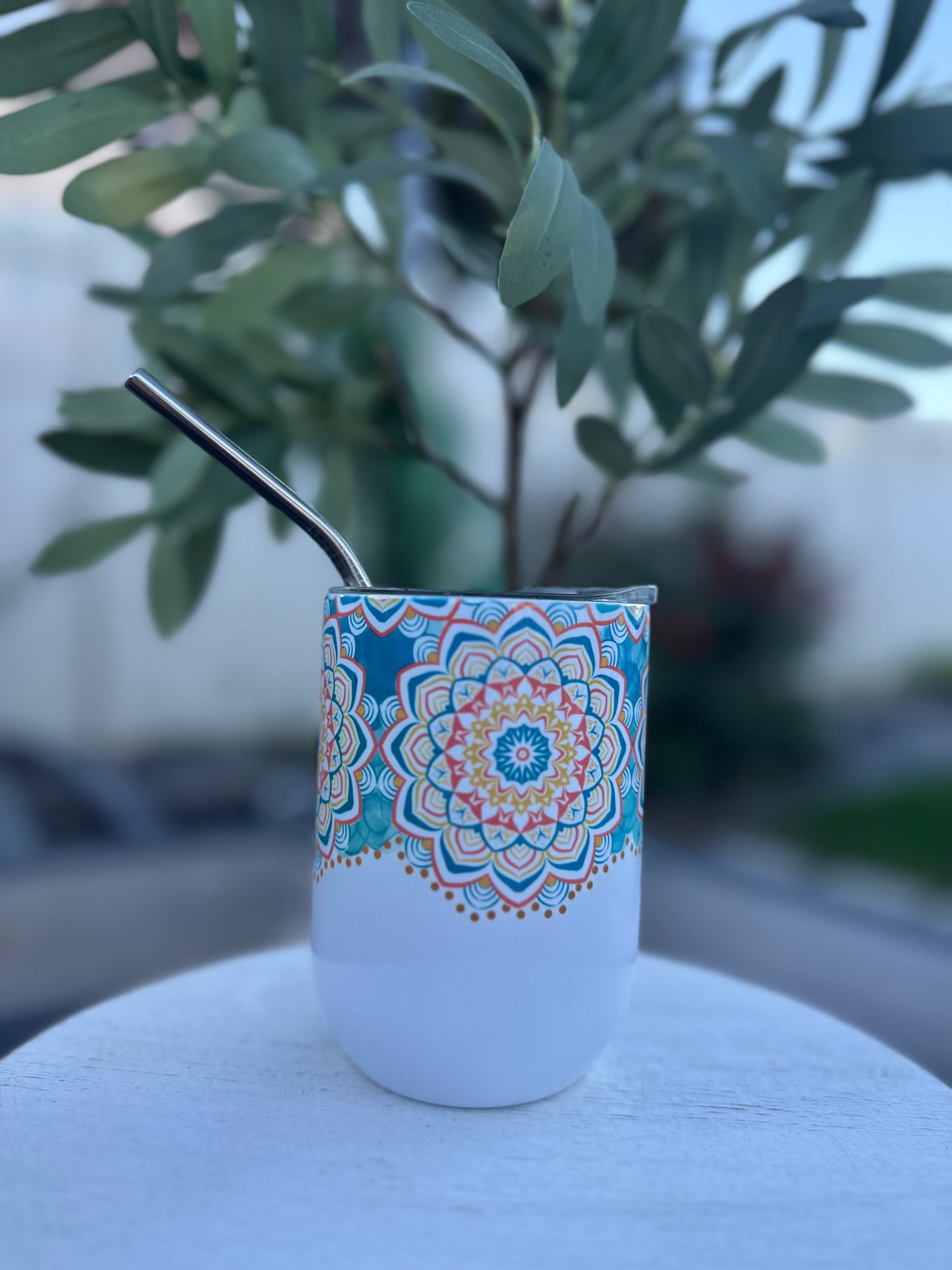 12oz Stainless Steel Wine Tumbler