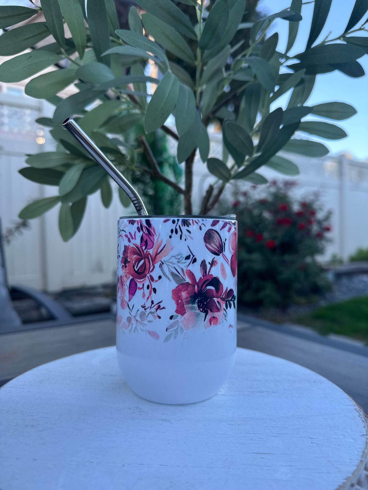 12oz Stainless Steel Wine Tumbler