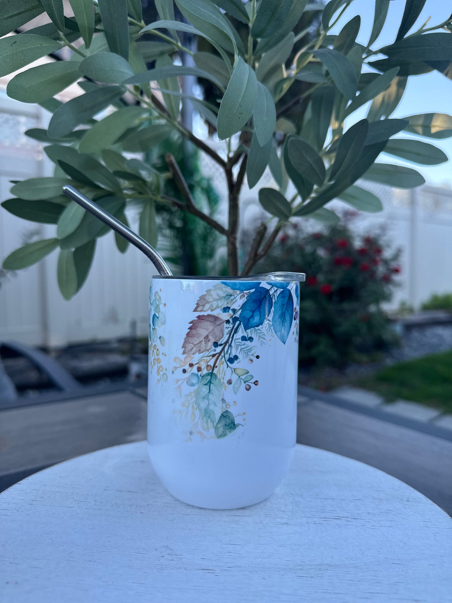 12oz Stainless Steel Wine Tumbler