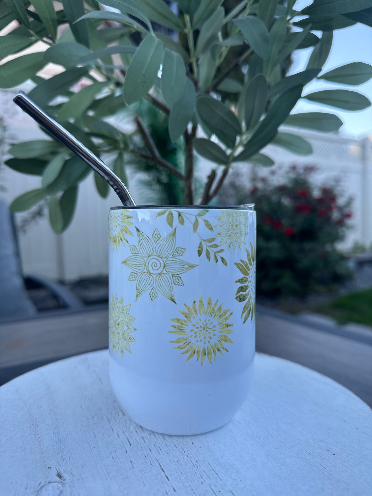 12oz Stainless Steel Wine Tumbler