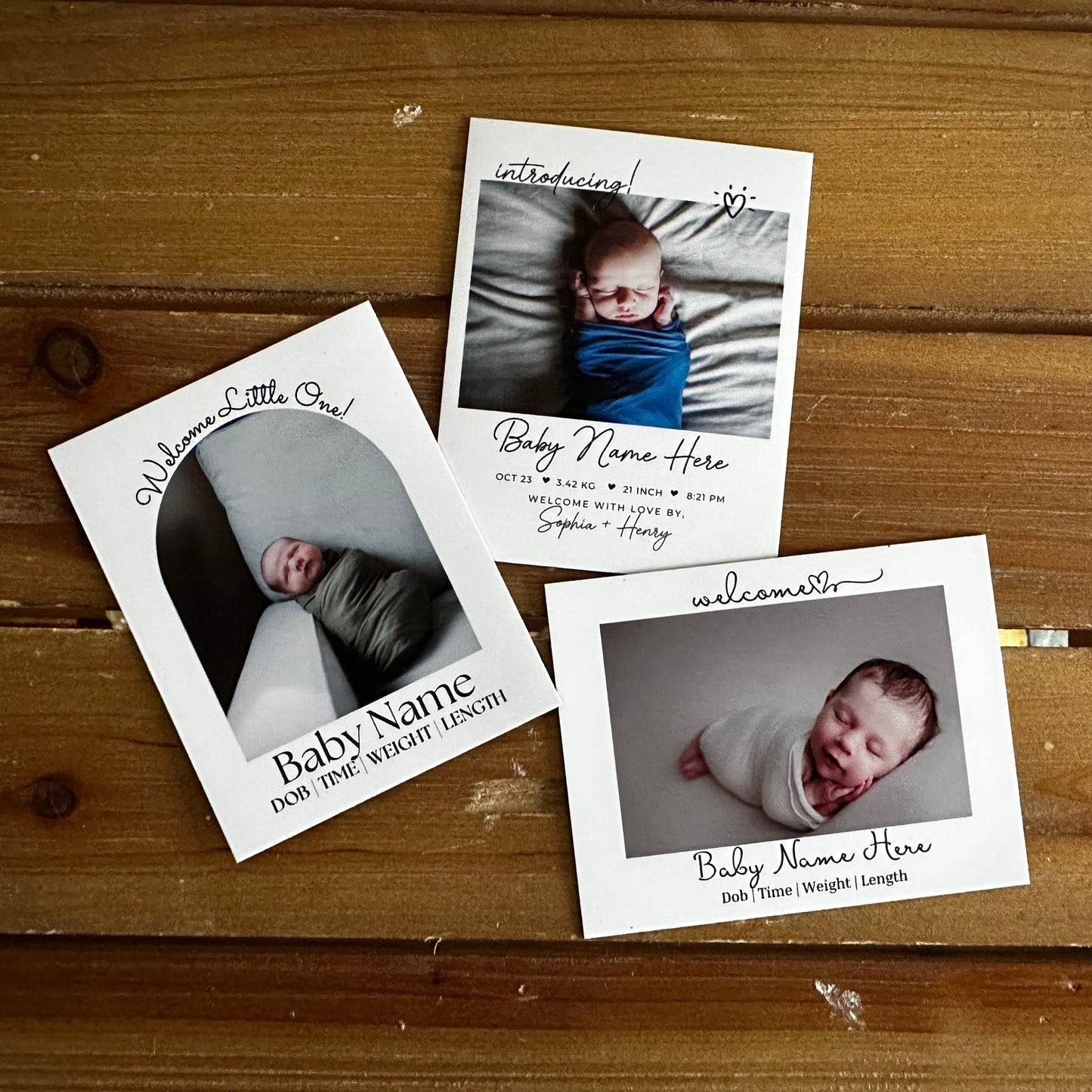 Birth Announcement Photo Magnets