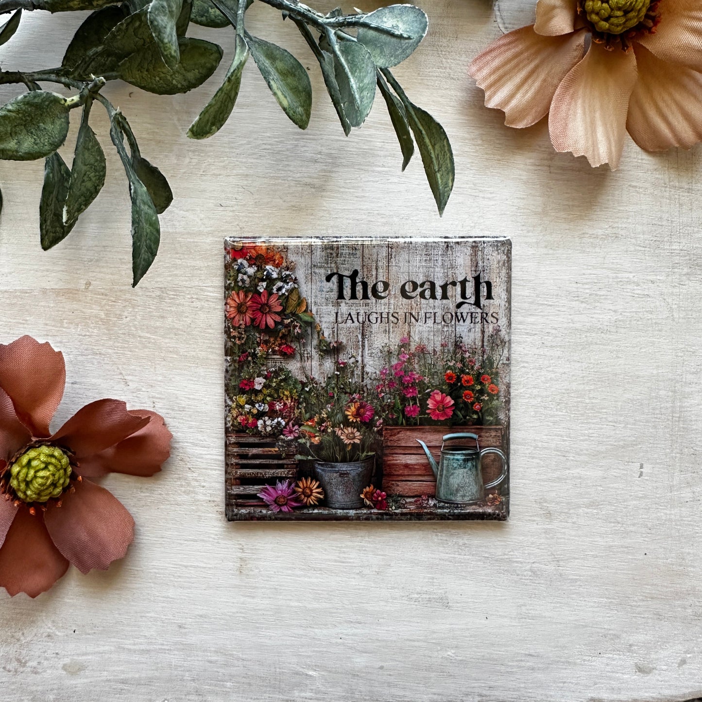 The earth laughs in flowers
