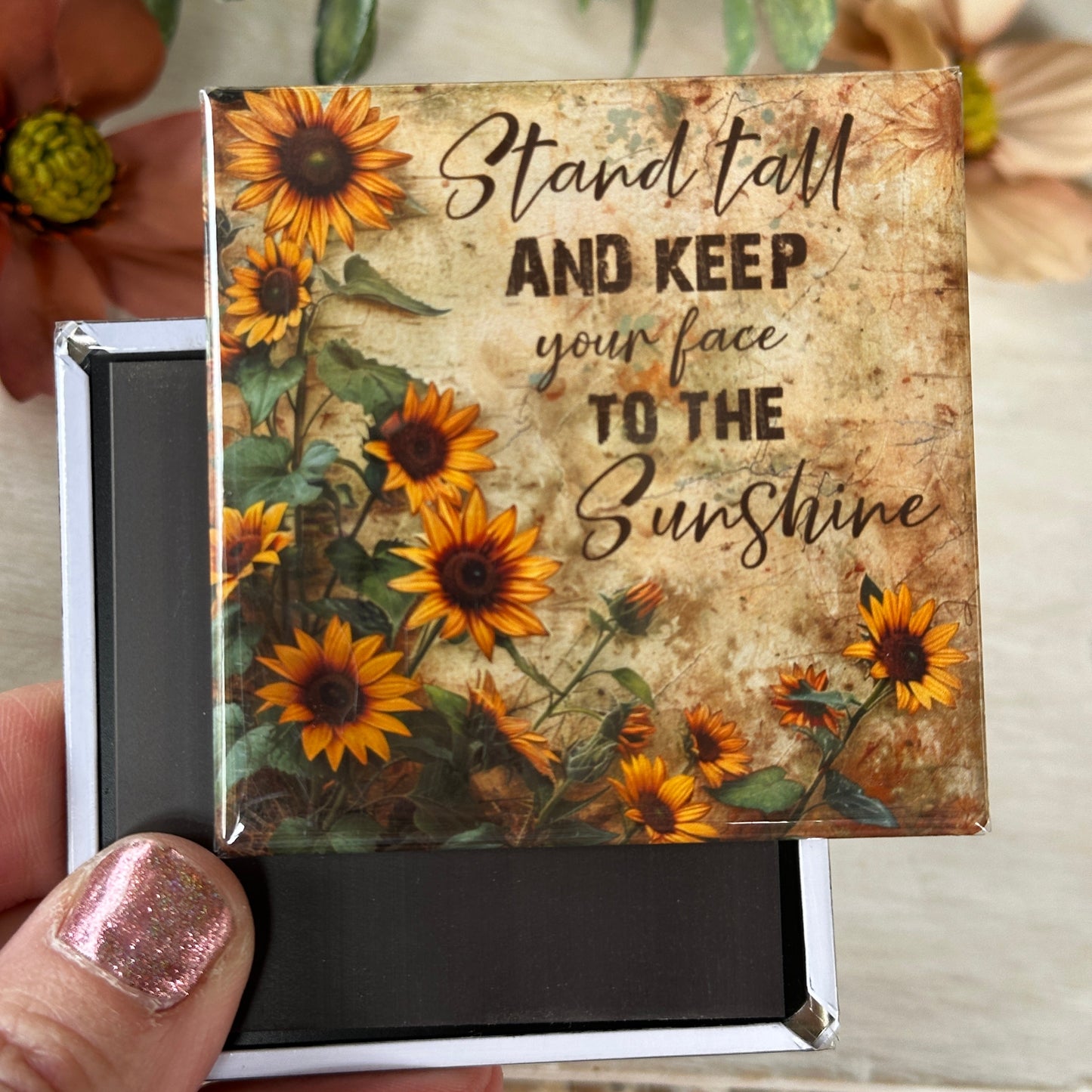 Stand tall and keep your face to the sunshine