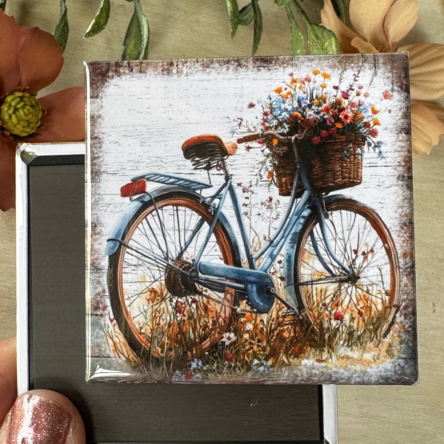 Bike flower basket