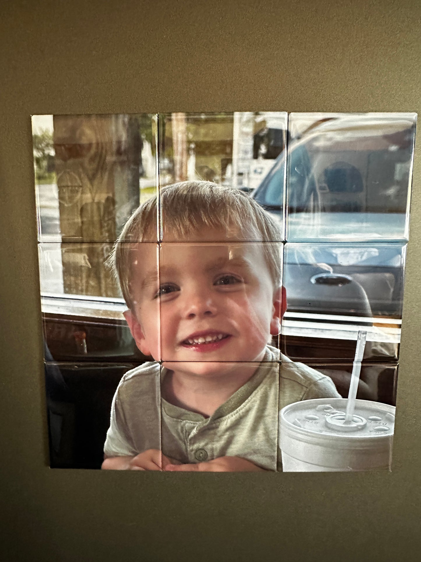 Fridge Photo Magnet Puzzle