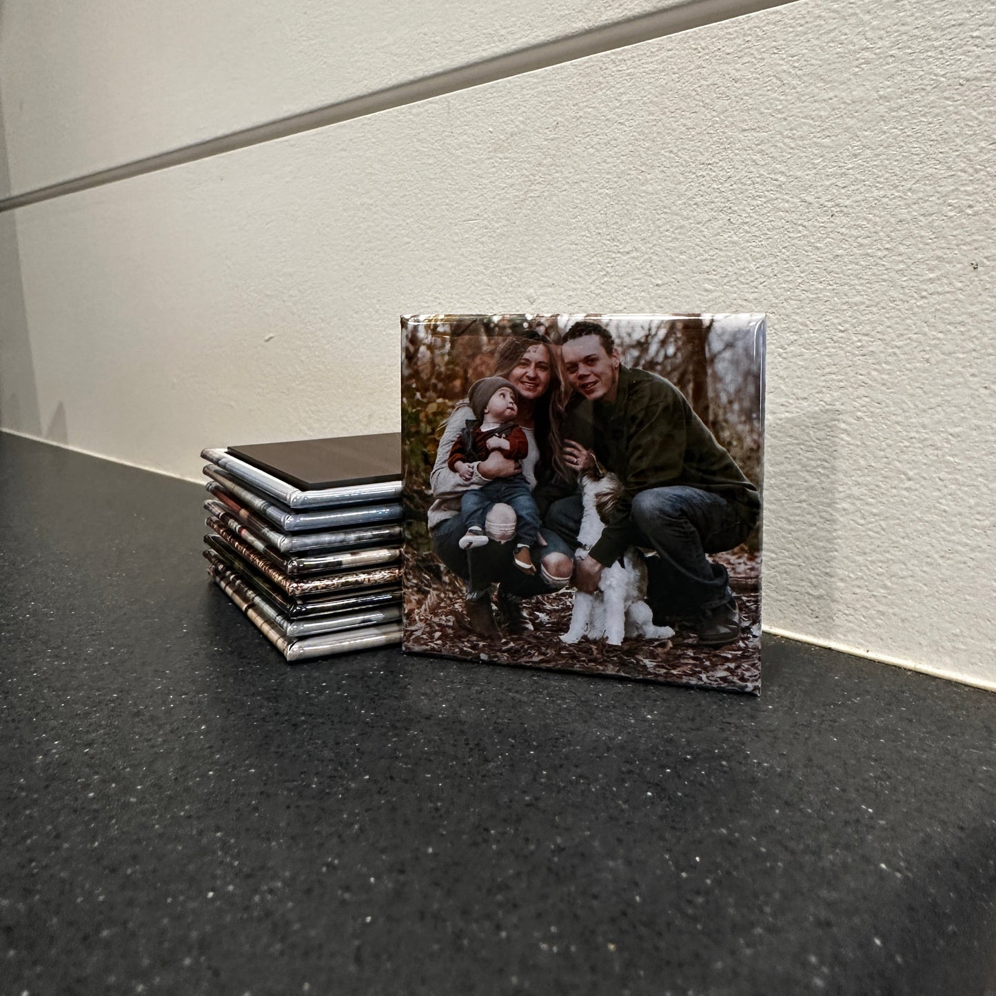 family photo magnet