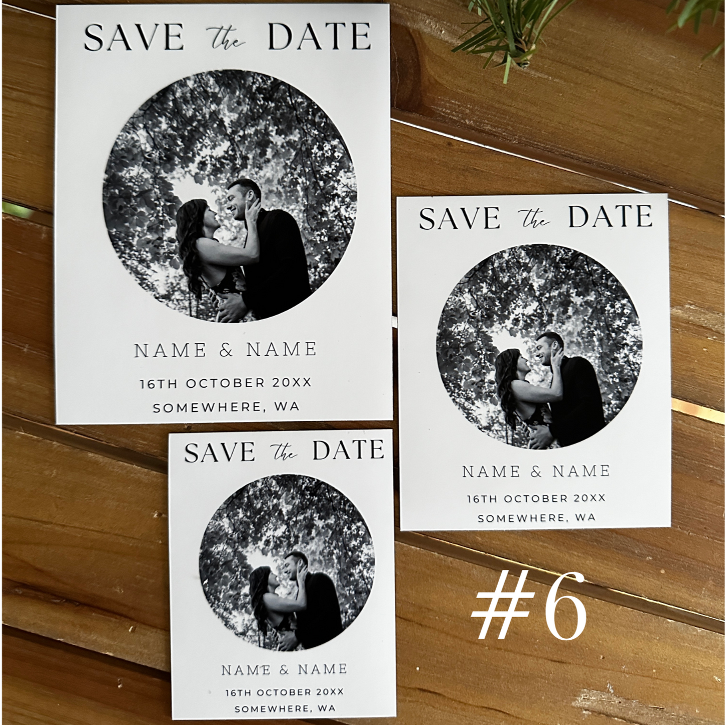 Save The Date Photo Magnets