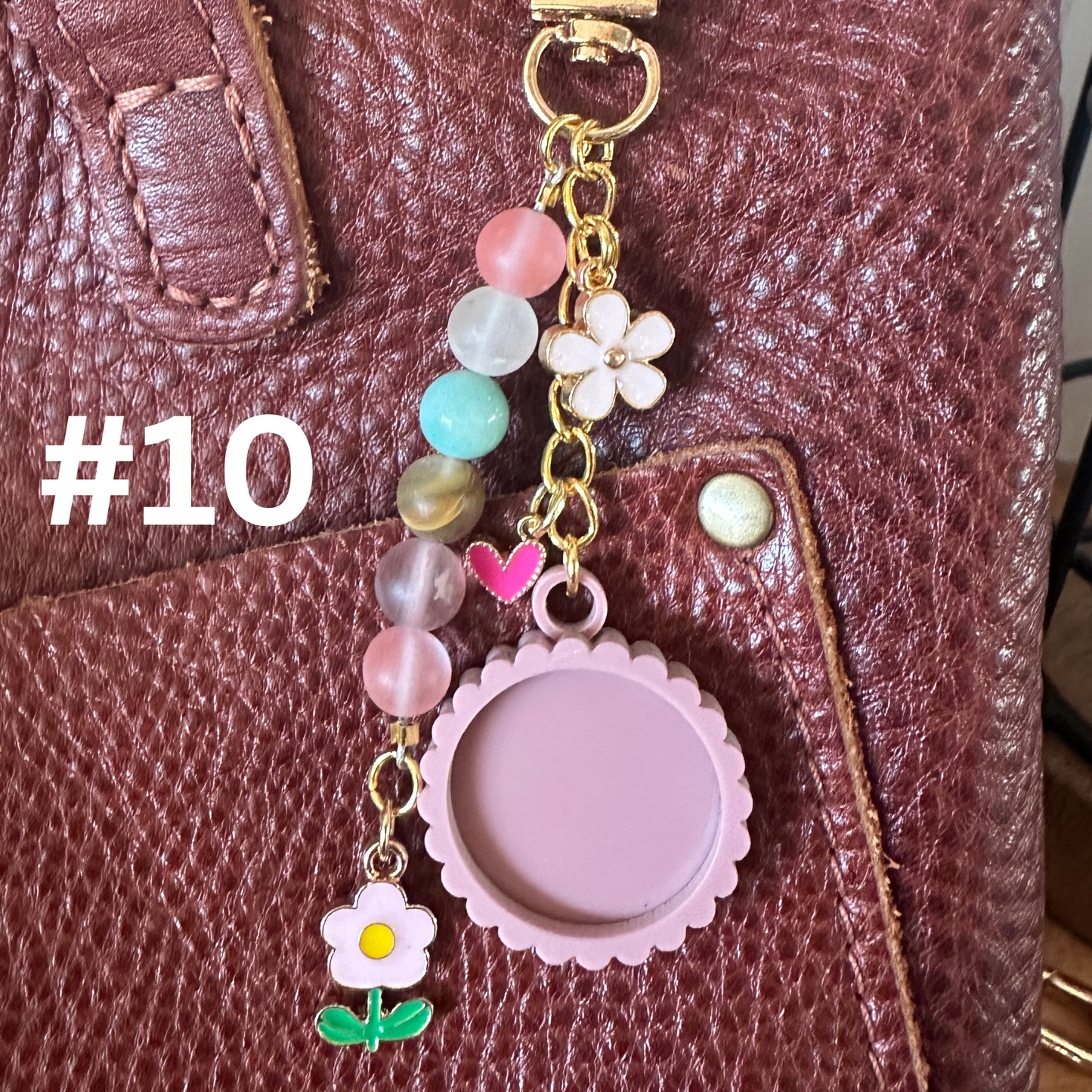 1 inch Custom Photo Keychain/Bag Charm