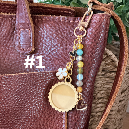 1 inch Custom Photo Keychain/Bag Charm