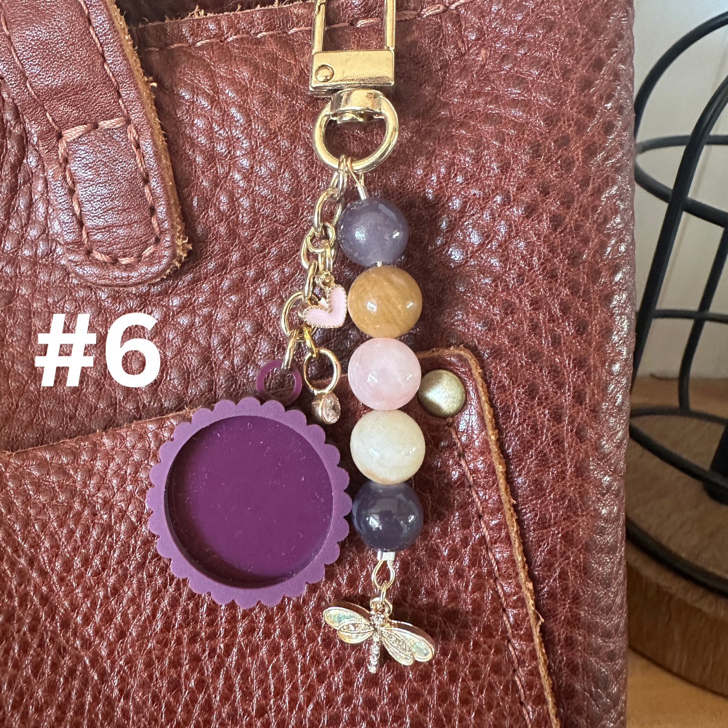 1 inch Custom Photo Keychain/Bag Charm