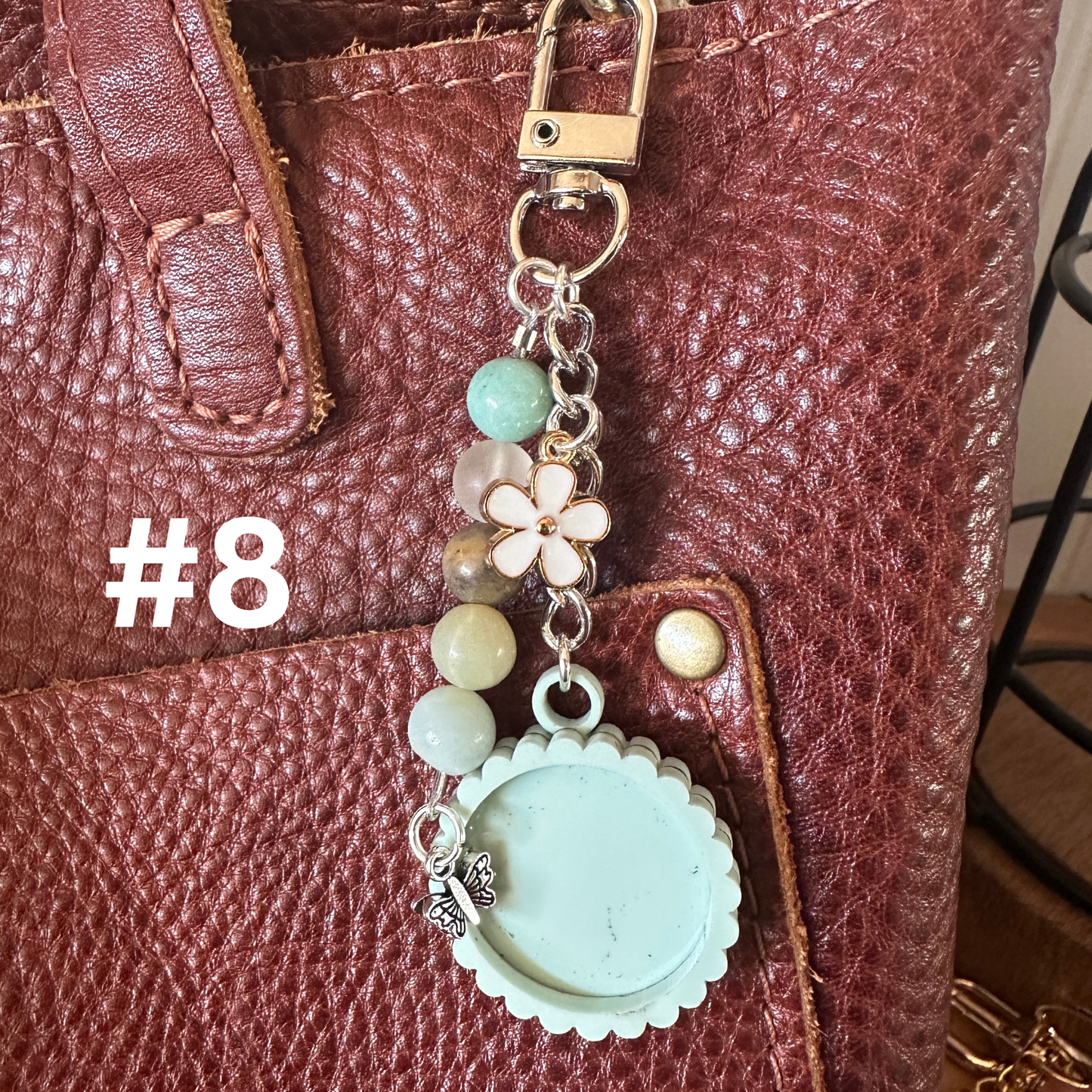 1 inch Custom Photo Keychain/Bag Charm