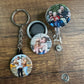 1.25 inch Round Fridge Magnet, Keychain or Badge Reel
