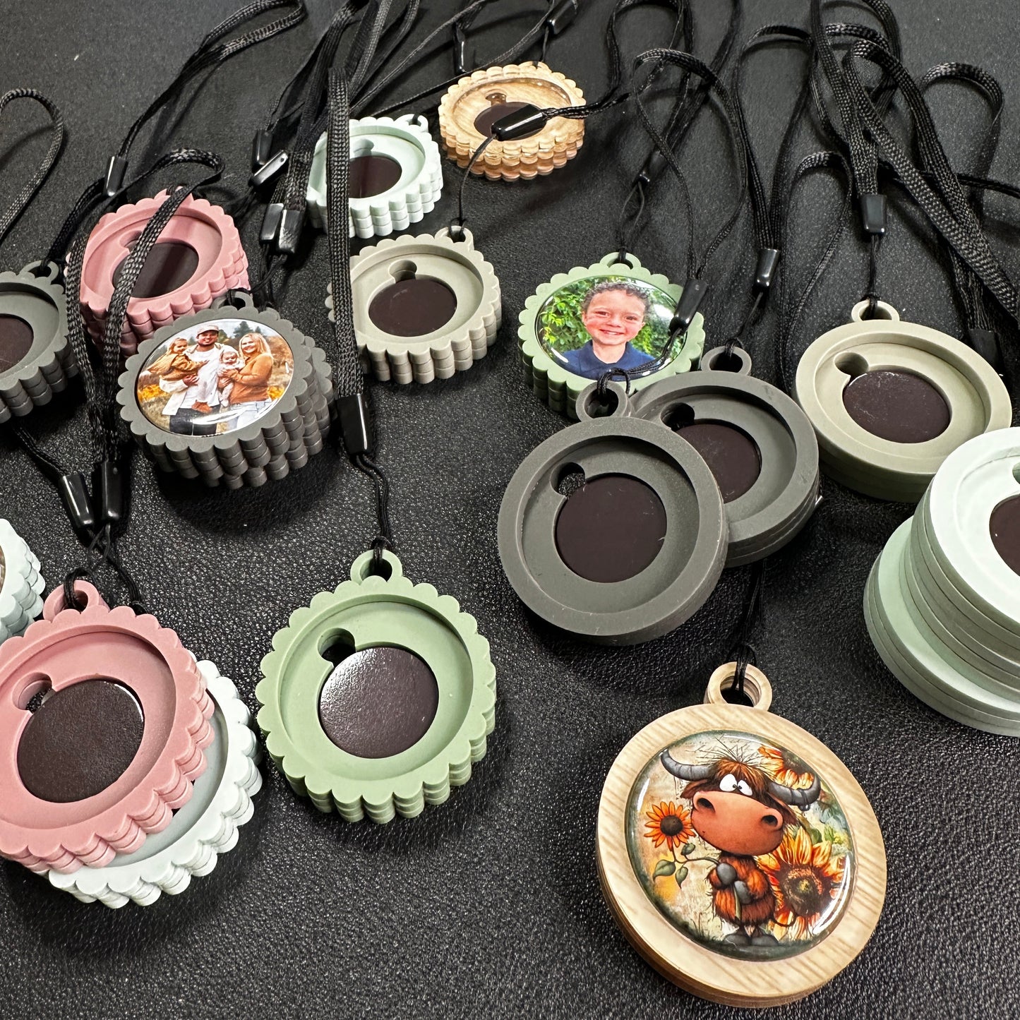 1.25 inch Photo Car Charm
