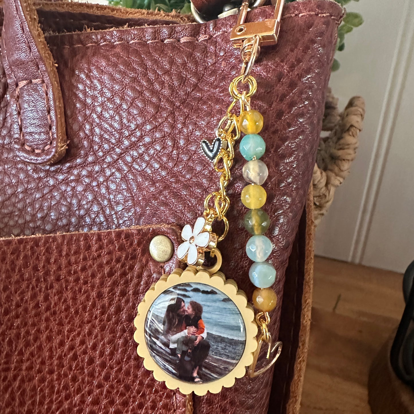 1 inch Custom Photo Keychain/Bag Charm