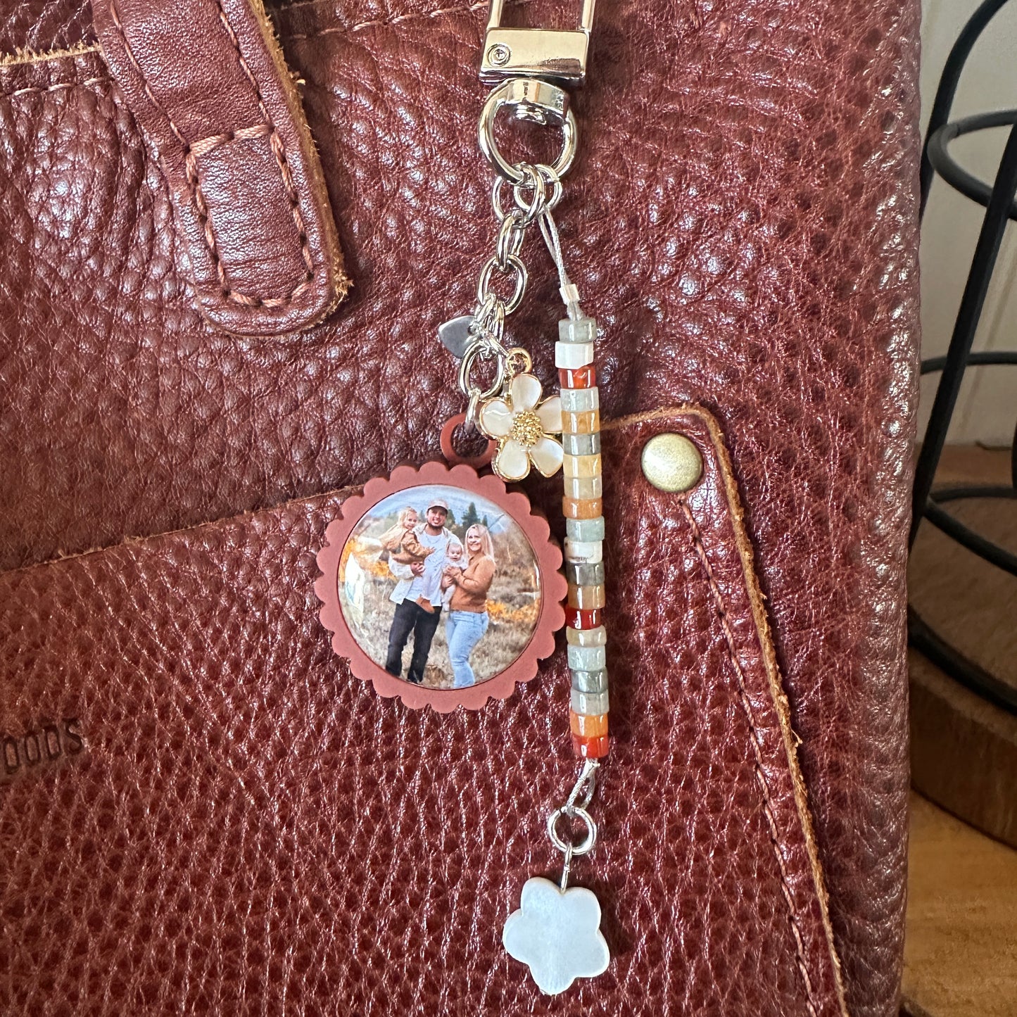 1 inch Custom Photo Keychain/Bag Charm
