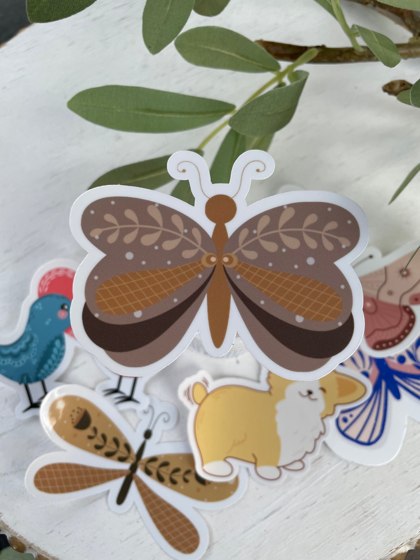 Butterflies and things stickers